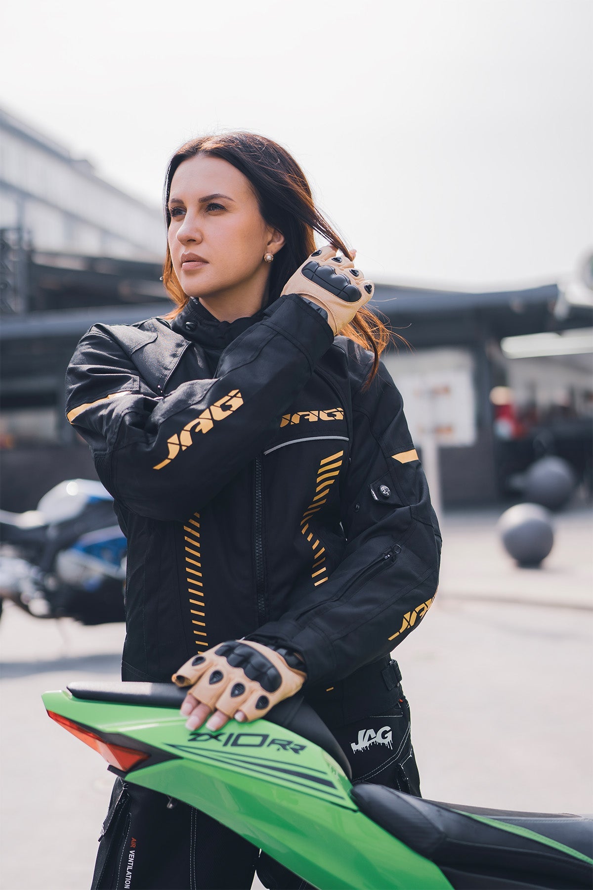 Diana Women's Touring Motorcycle Jacket (Black)