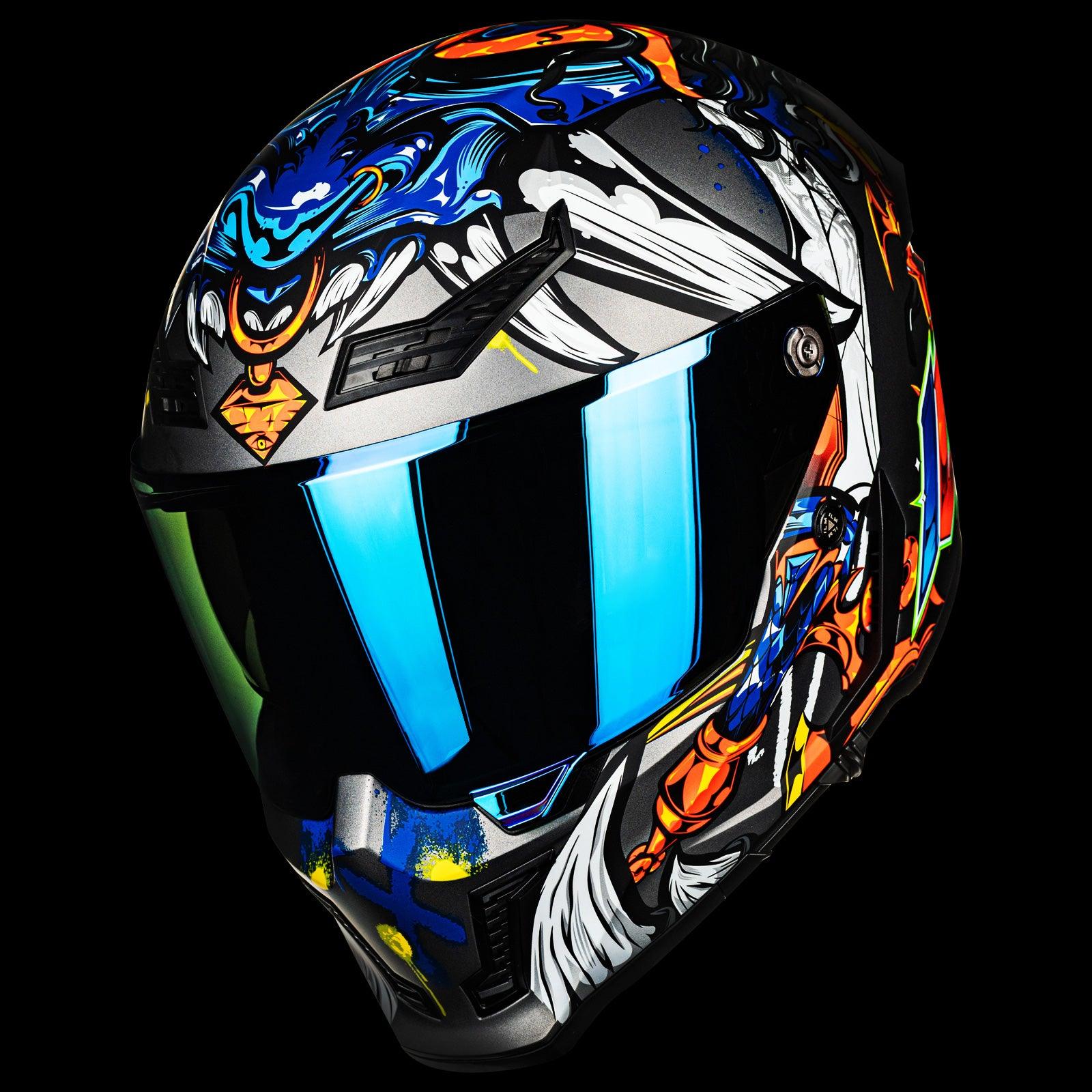 ILM Full Face Motorcycle Helmets Racing Helmet Model MF509