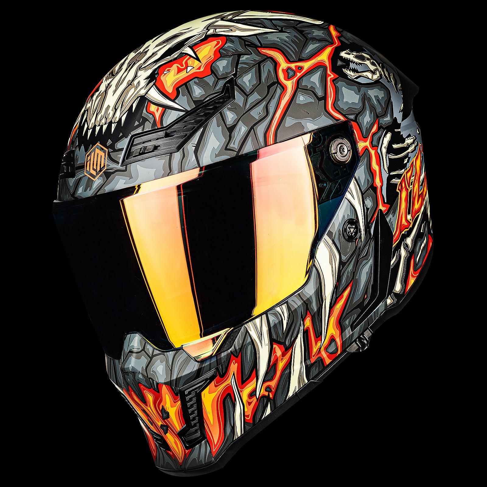 ILM Full Face Motorcycle Helmets Racing Helmet Model MF509