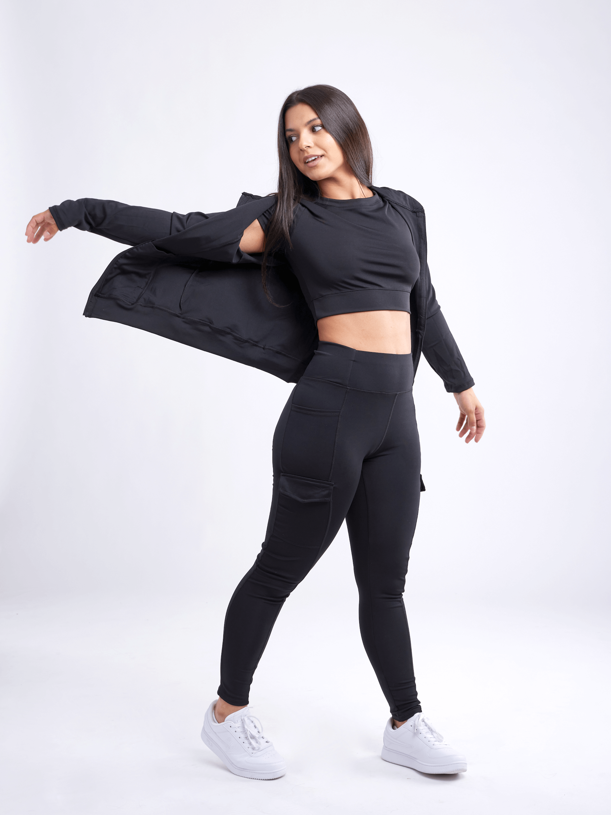 JupiterGear High-Waisted Leggings with Side Cargo Pockets