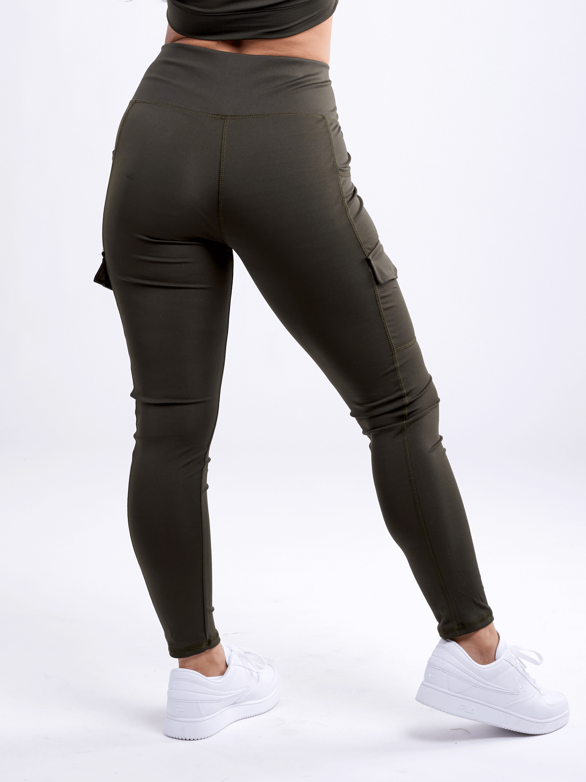 JupiterGear High-Waisted Leggings with Side Cargo Pockets
