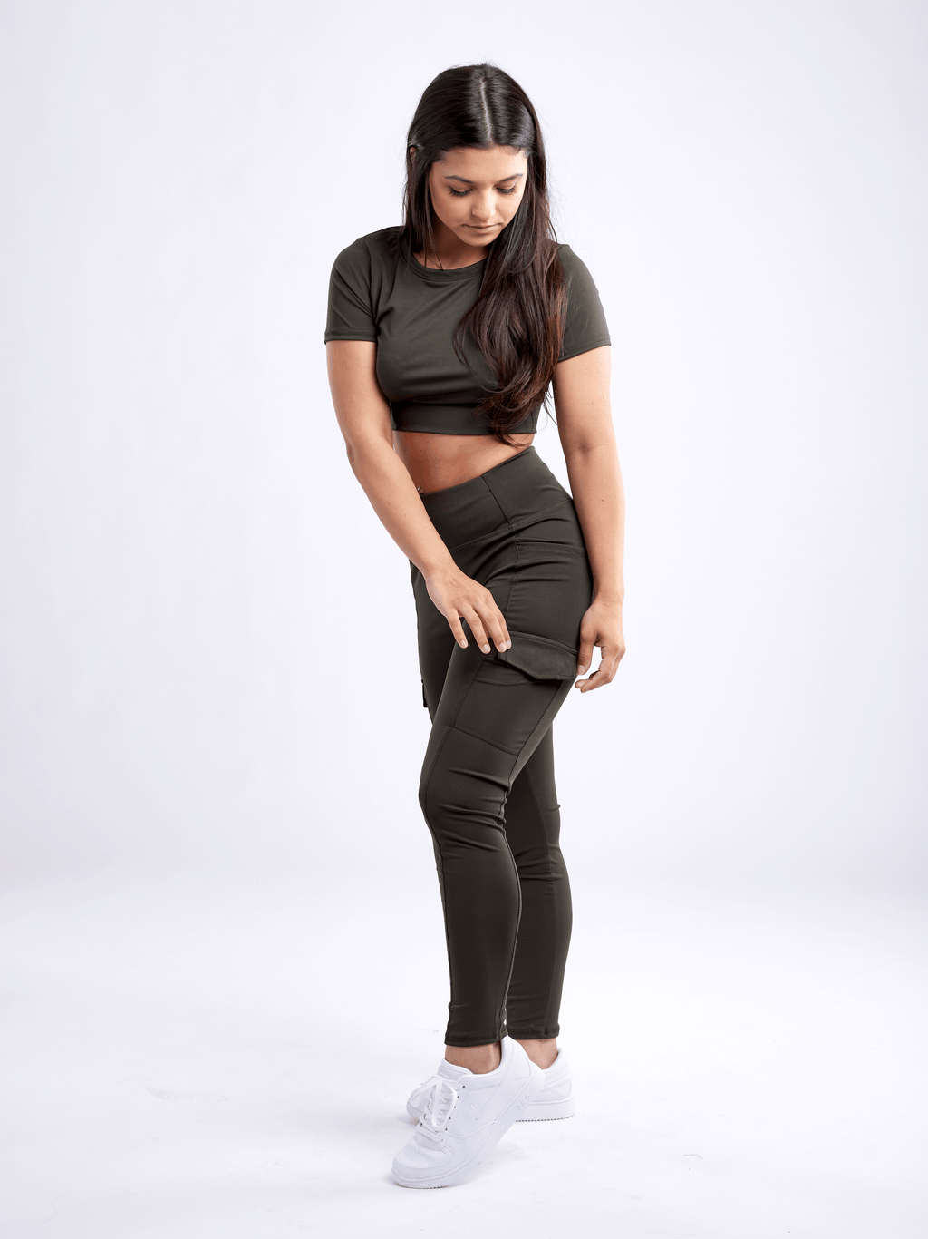 JupiterGear High-Waisted Leggings with Side Cargo Pockets