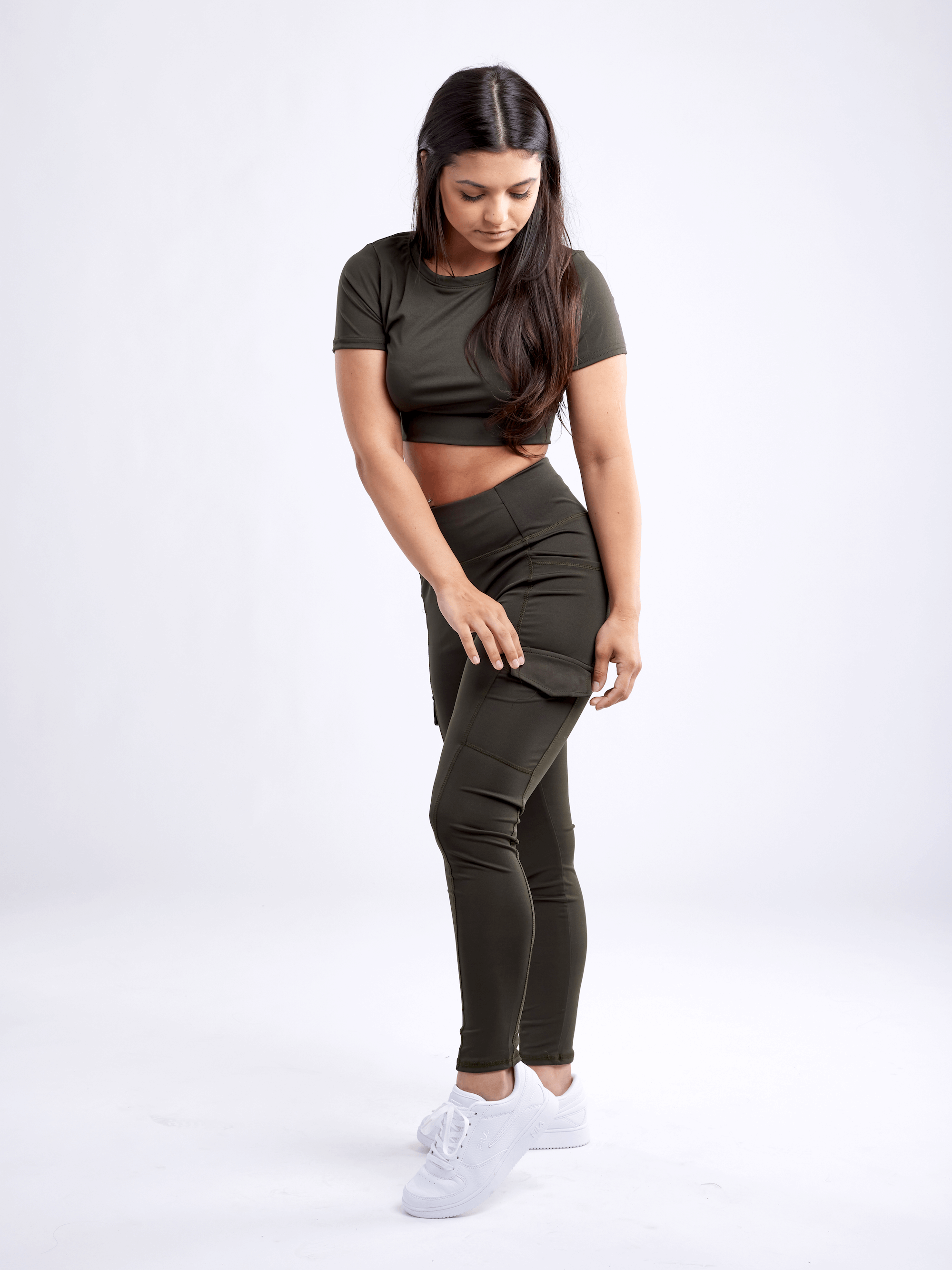 JupiterGear High-Waisted Leggings with Side Cargo Pockets