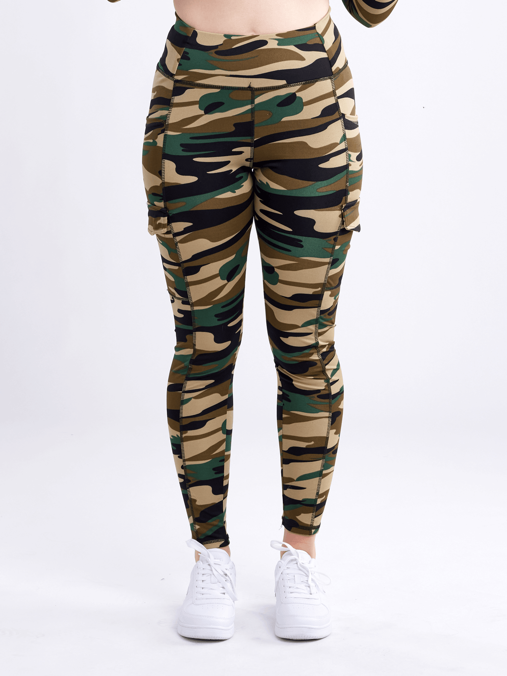 JupiterGear High-Waisted Leggings with Side Cargo Pockets