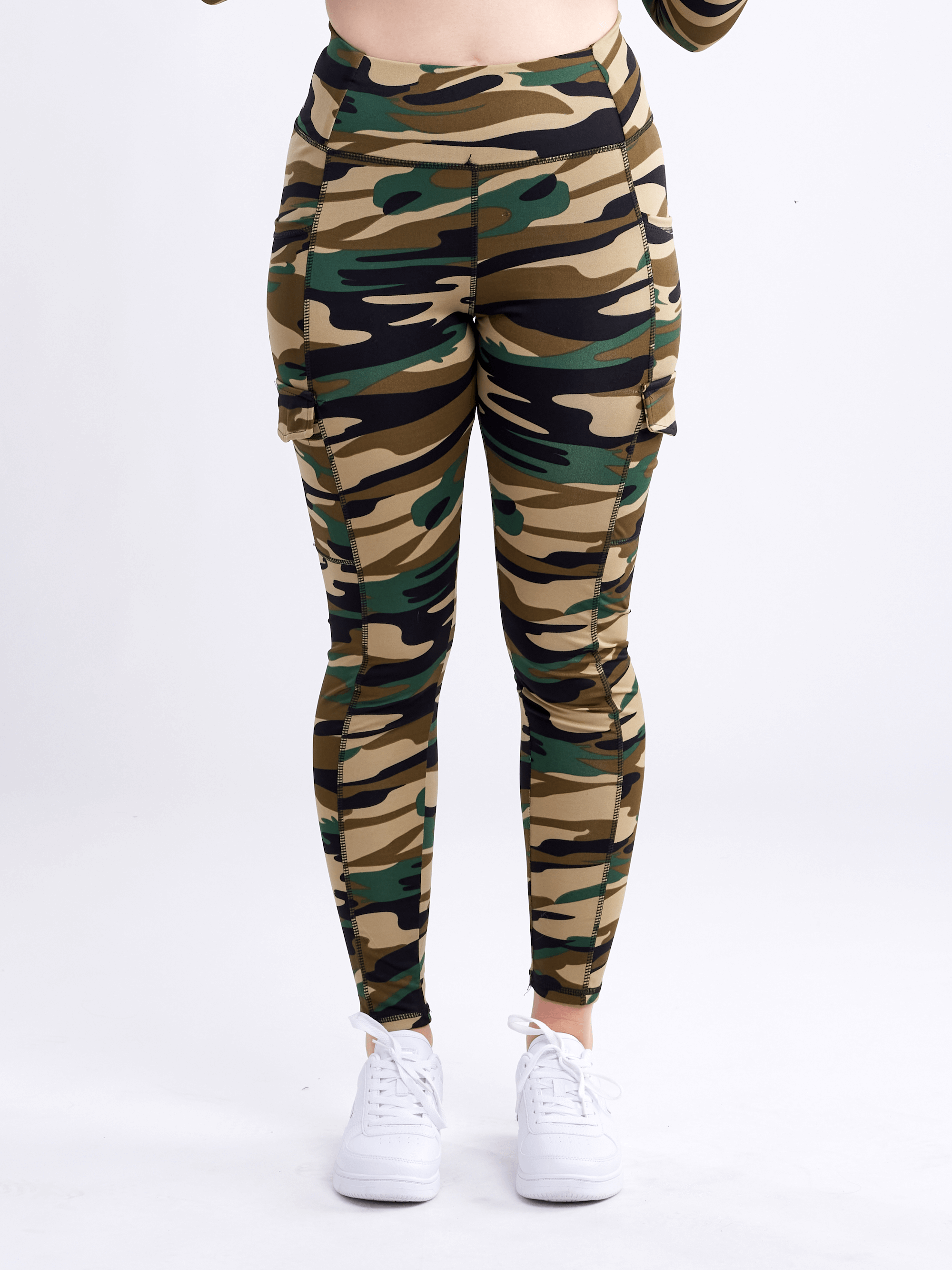 JupiterGear High-Waisted Leggings with Side Cargo Pockets