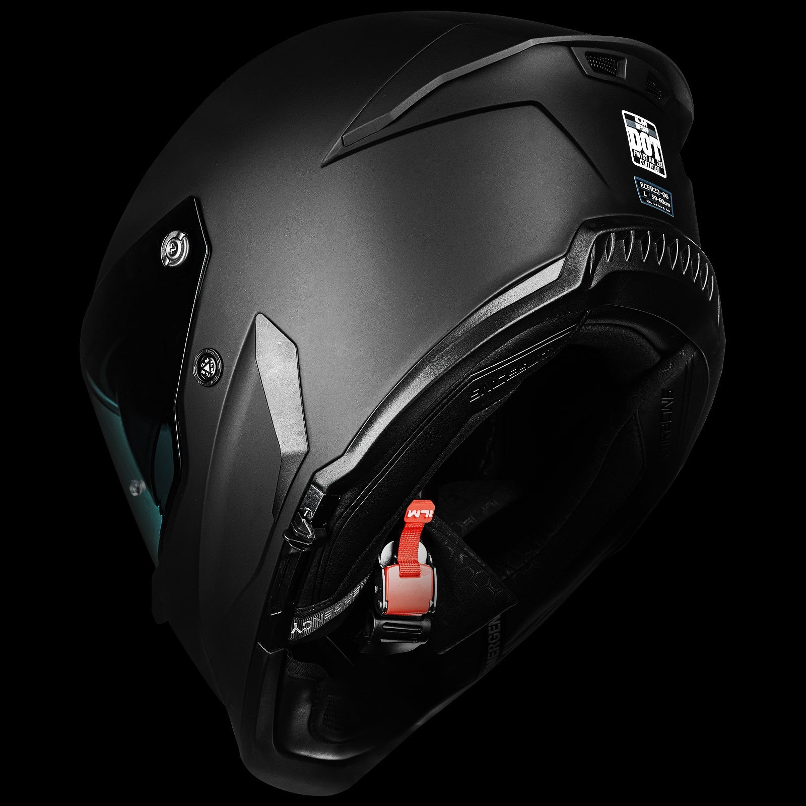 ILM Motorcycle Full Face Helmets DOT ECE Powersports Dual Visor Street Racing with Pinlock Cascos para Motos Model MF509 Pro