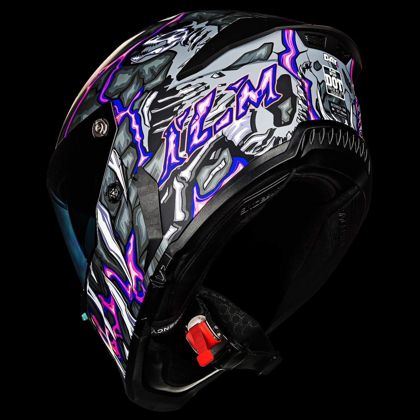 ILM Full Face Motorcycle Helmets Racing Helmet Model MF509