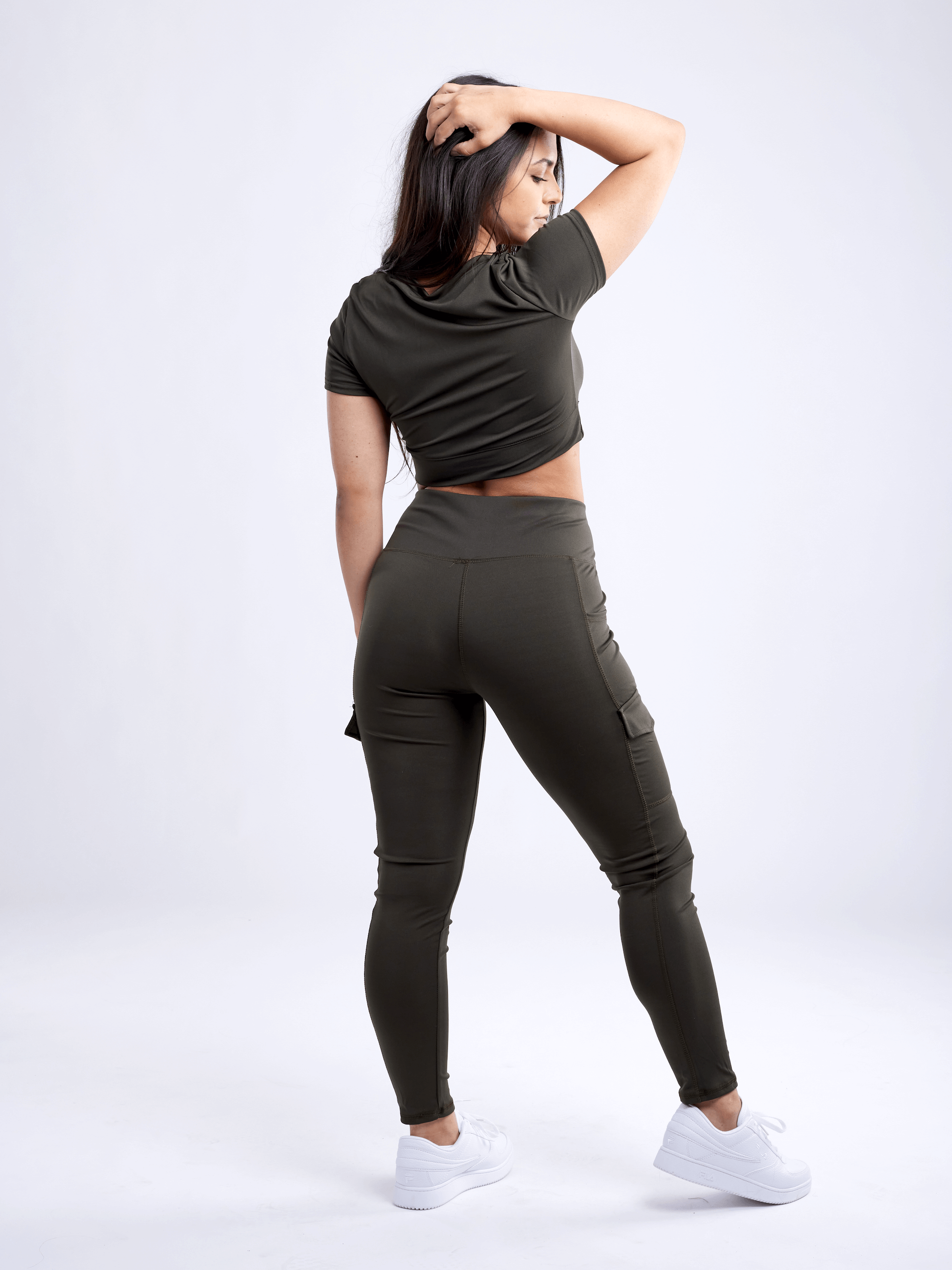 JupiterGear High-Waisted Leggings with Side Cargo Pockets