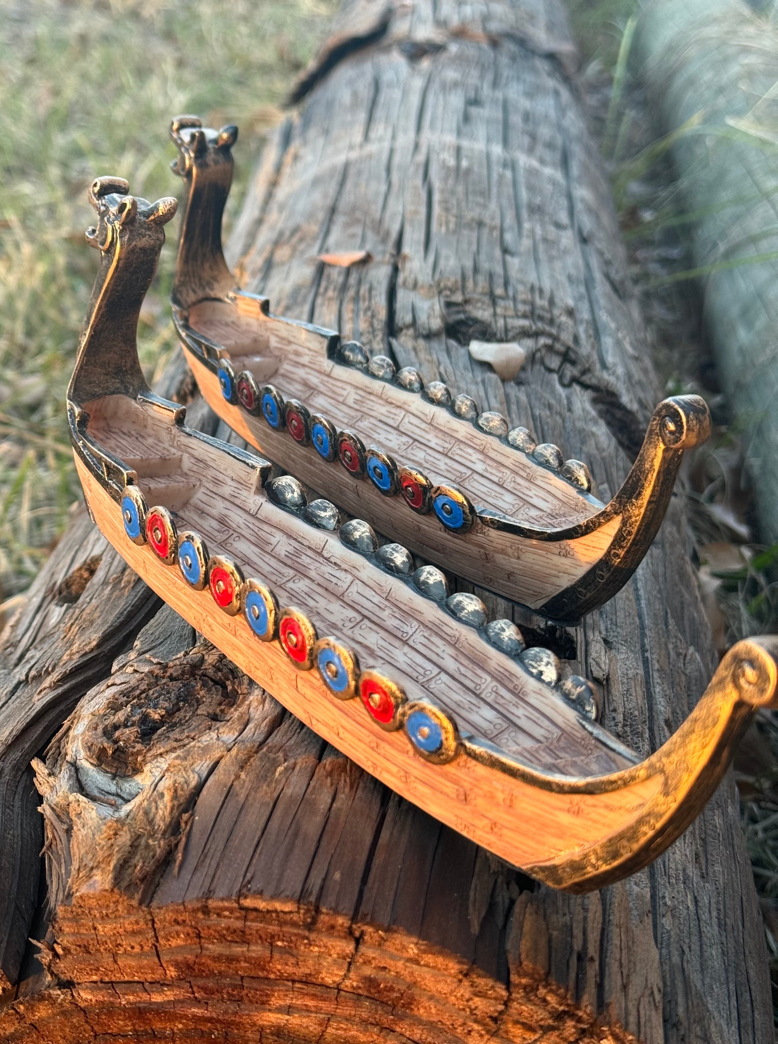 Viking Longship Incense Holder