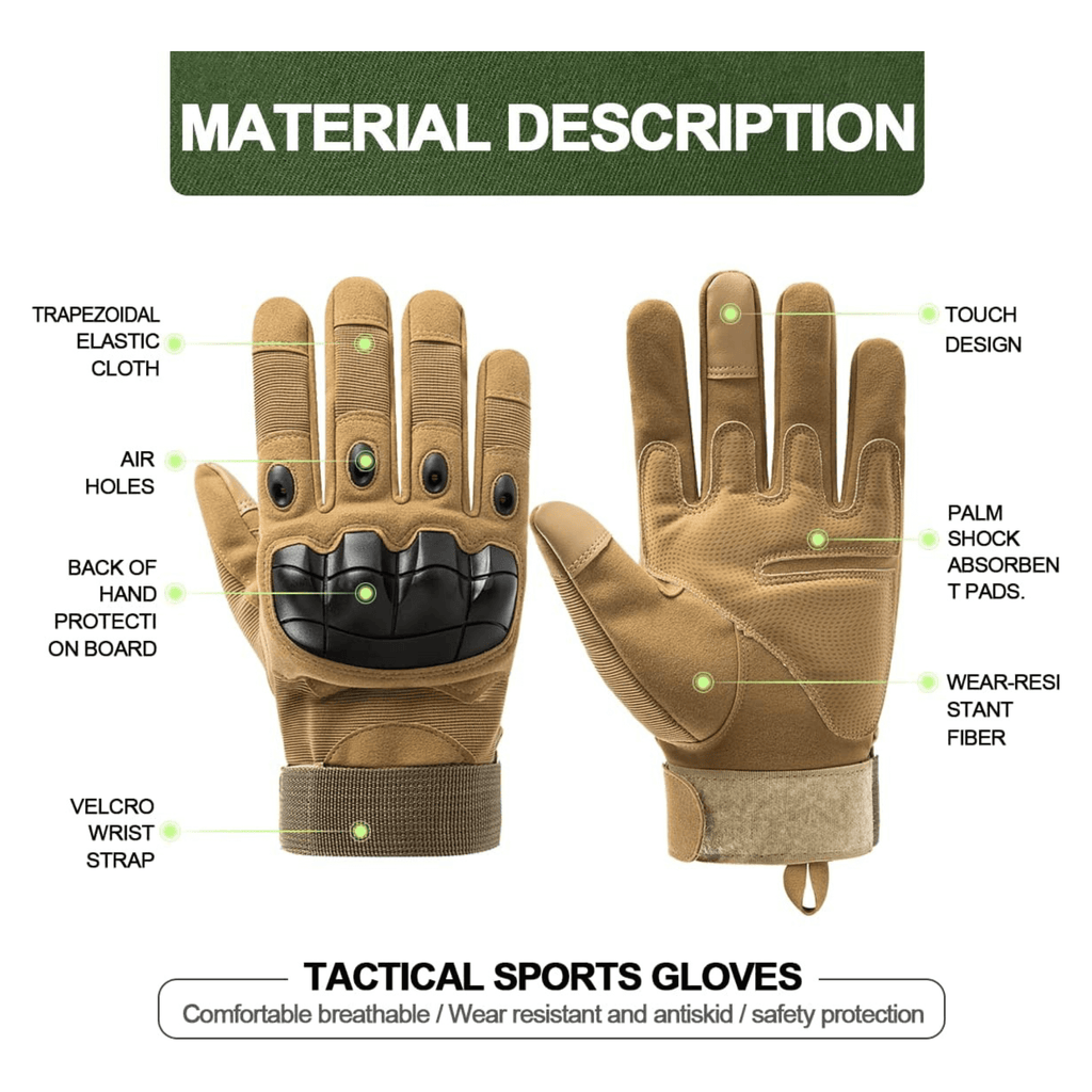 JupiterGear Tactical Military Airsoft Gloves