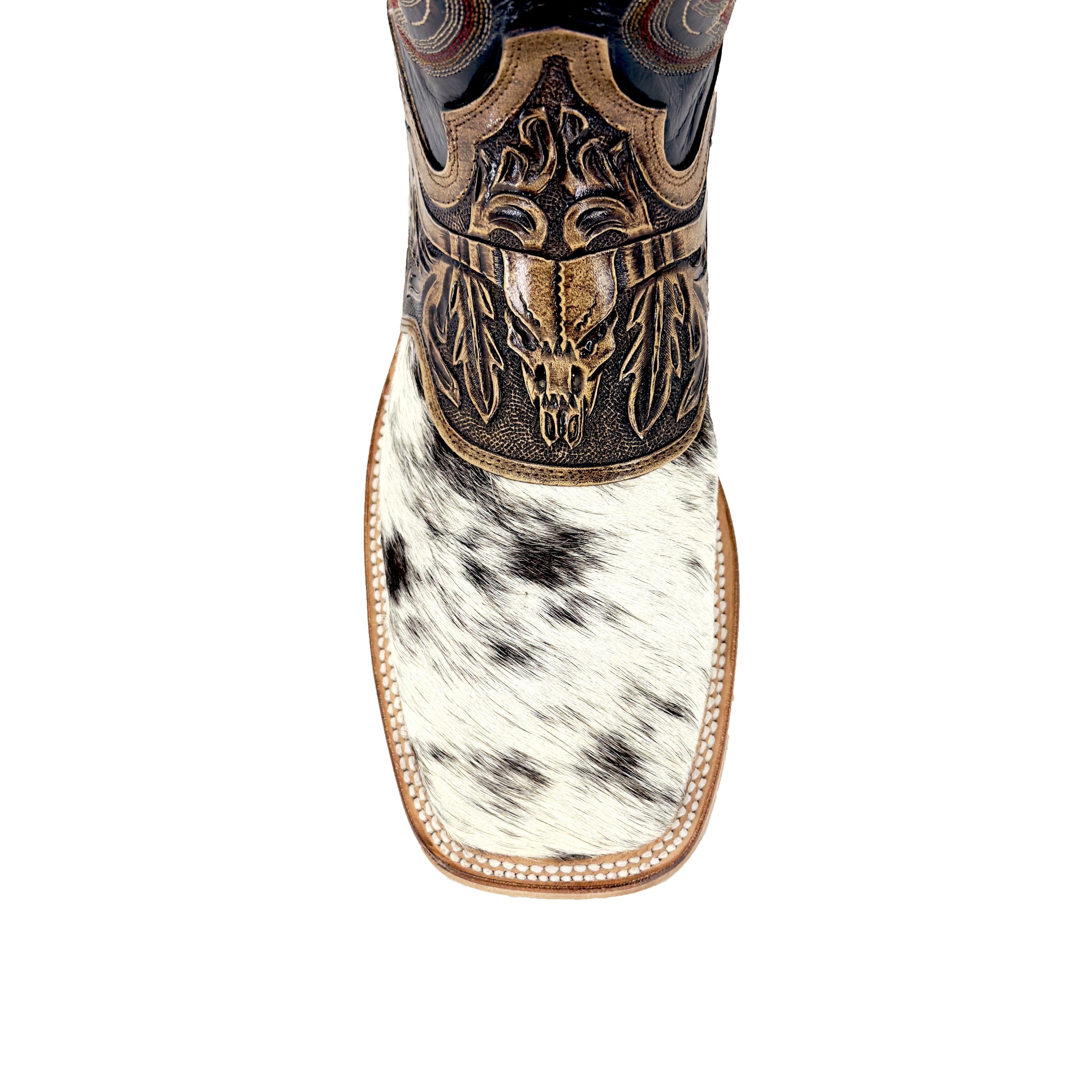 Men's Bulldog Hand Tooled  Boots - Cowhide
