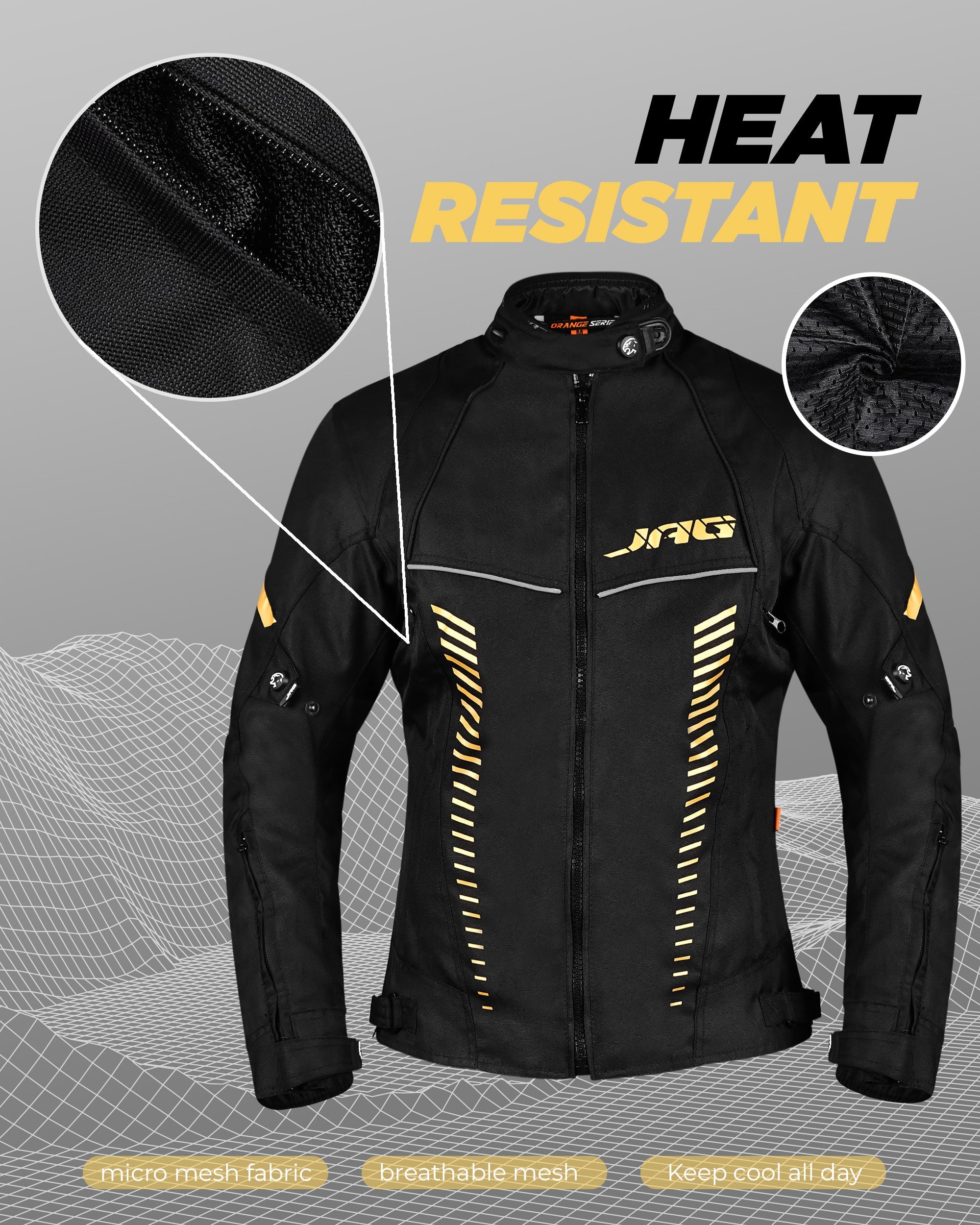 Diana Women's Touring Motorcycle Jacket (Black)