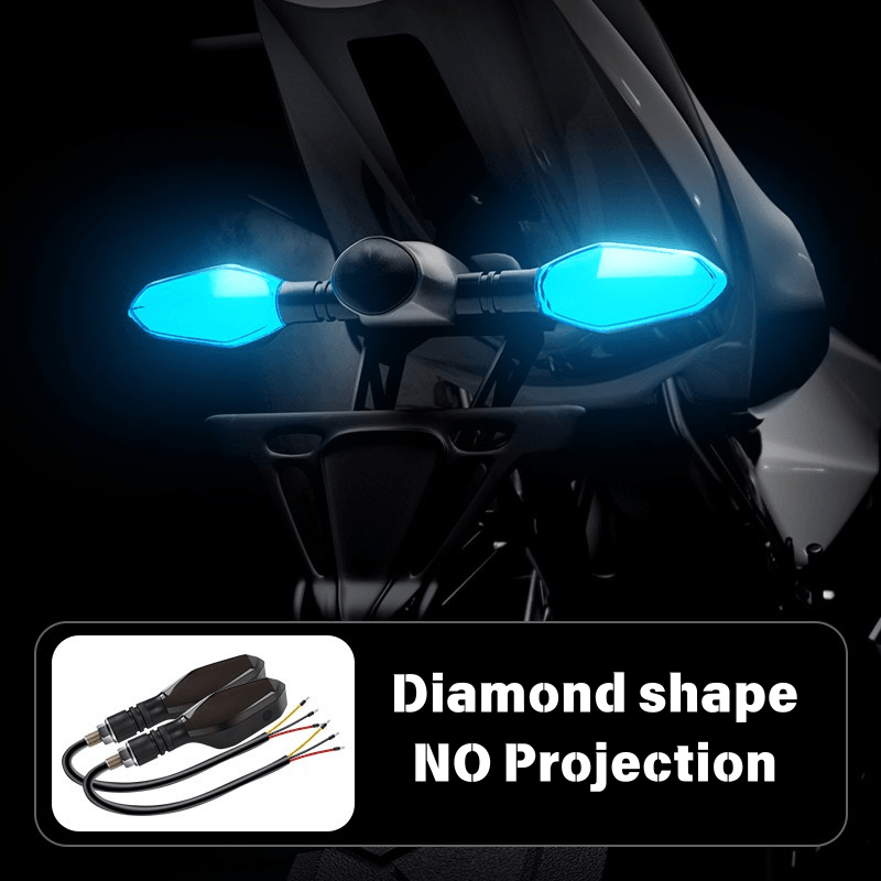 Motorcycle LED Multi-Color Projection Turn Signal Indicator