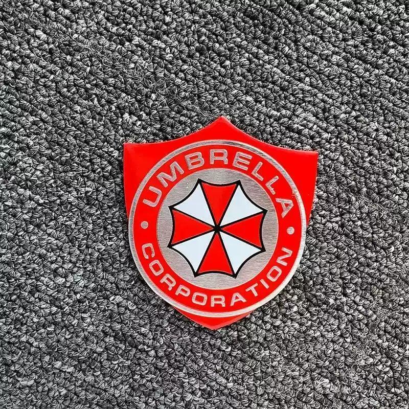 Resident Evil Umbrella Corporation Metal Badge