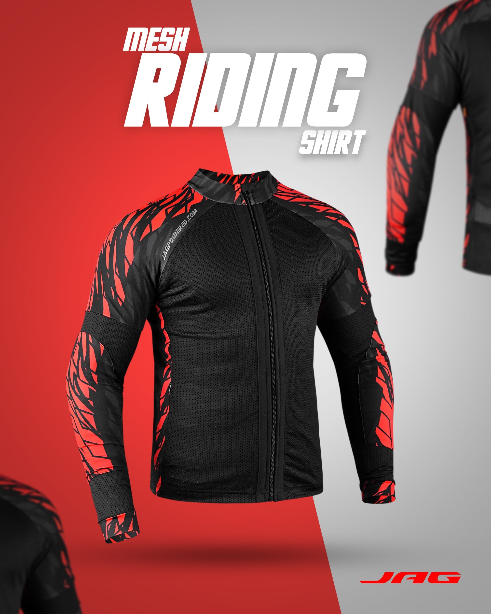 JAG Mesh Motorcycle Shirt | CE Certified Protection