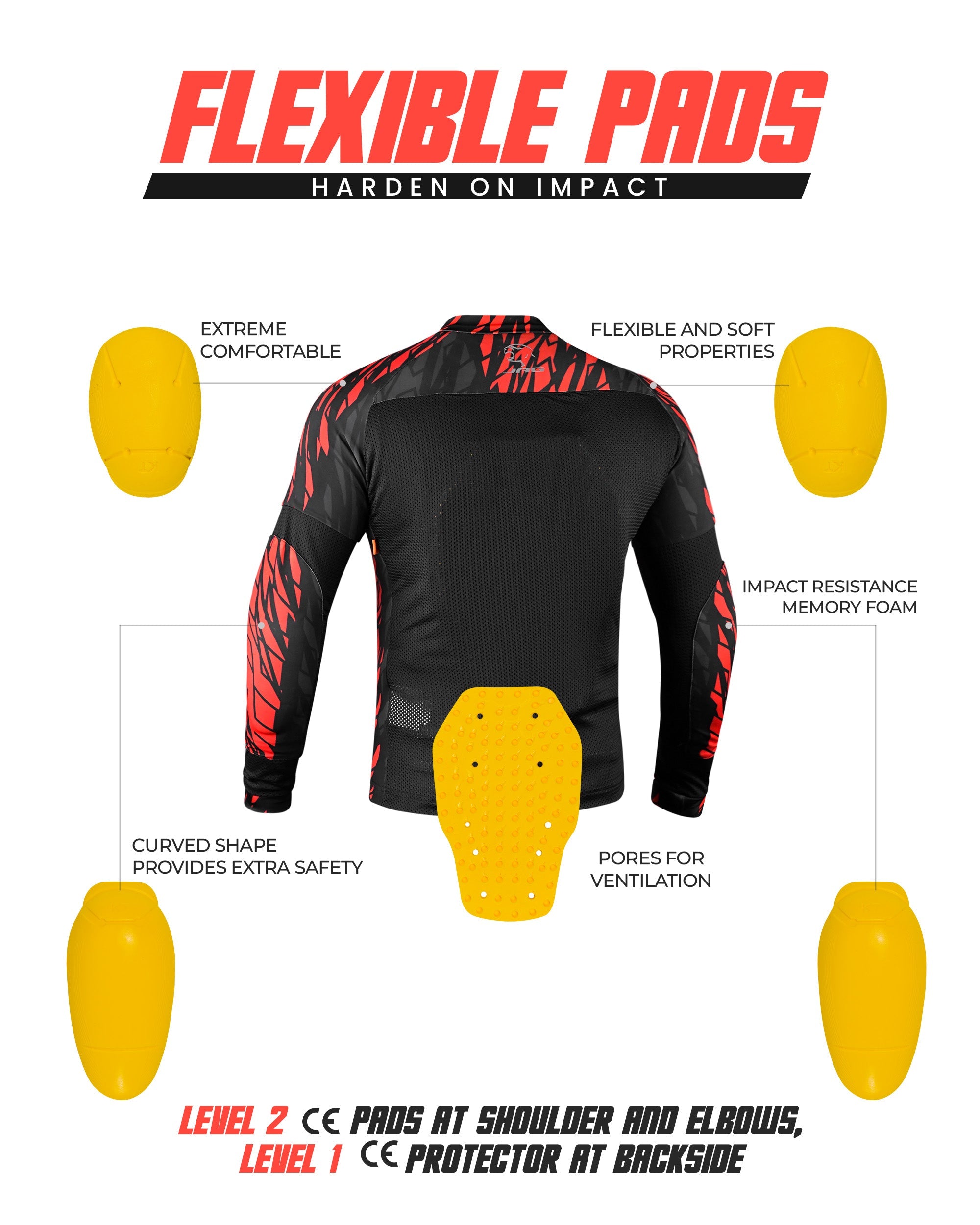 JAG Mesh Motorcycle Shirt | CE Certified Protection