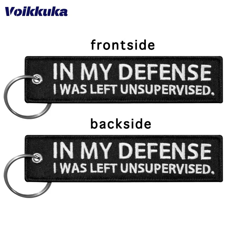 Left Unsupervised - Motorcycle Keychain