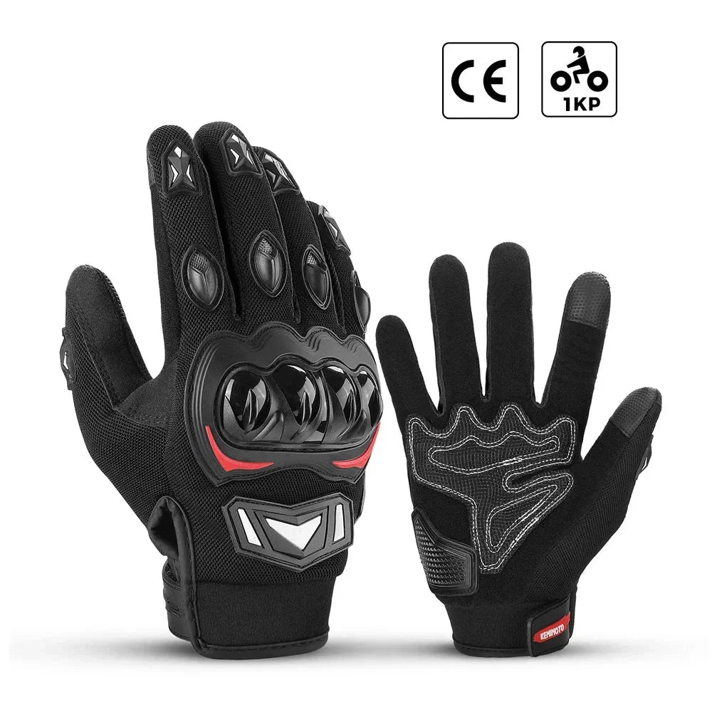Gloves Summer Riding Hard Knuckle Touchscreen Gloves