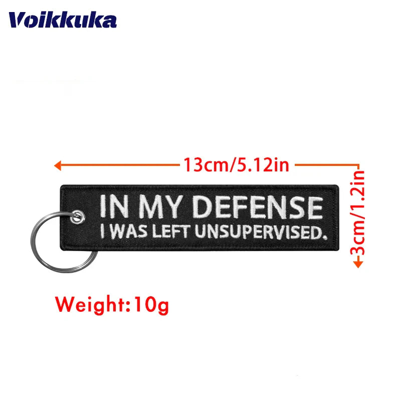 Left Unsupervised - Motorcycle Keychain