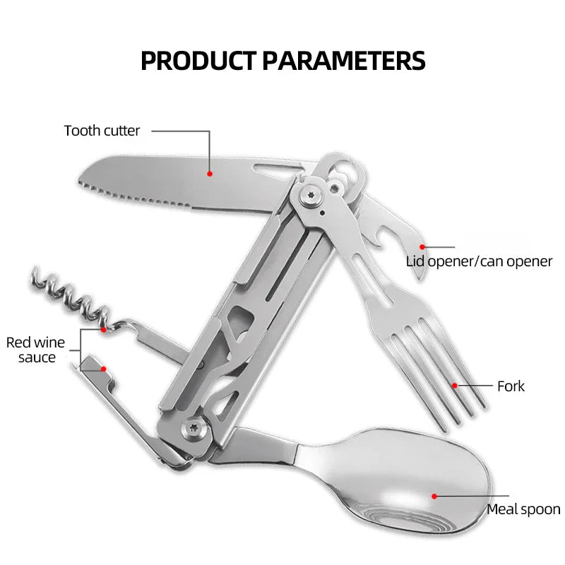 Multifunctional Portable Stainless Steel Knife