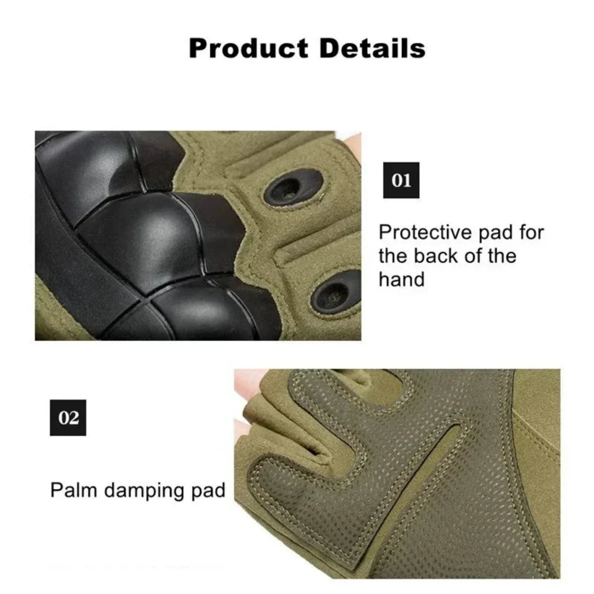 Tactical Sports Gloves Touch Design