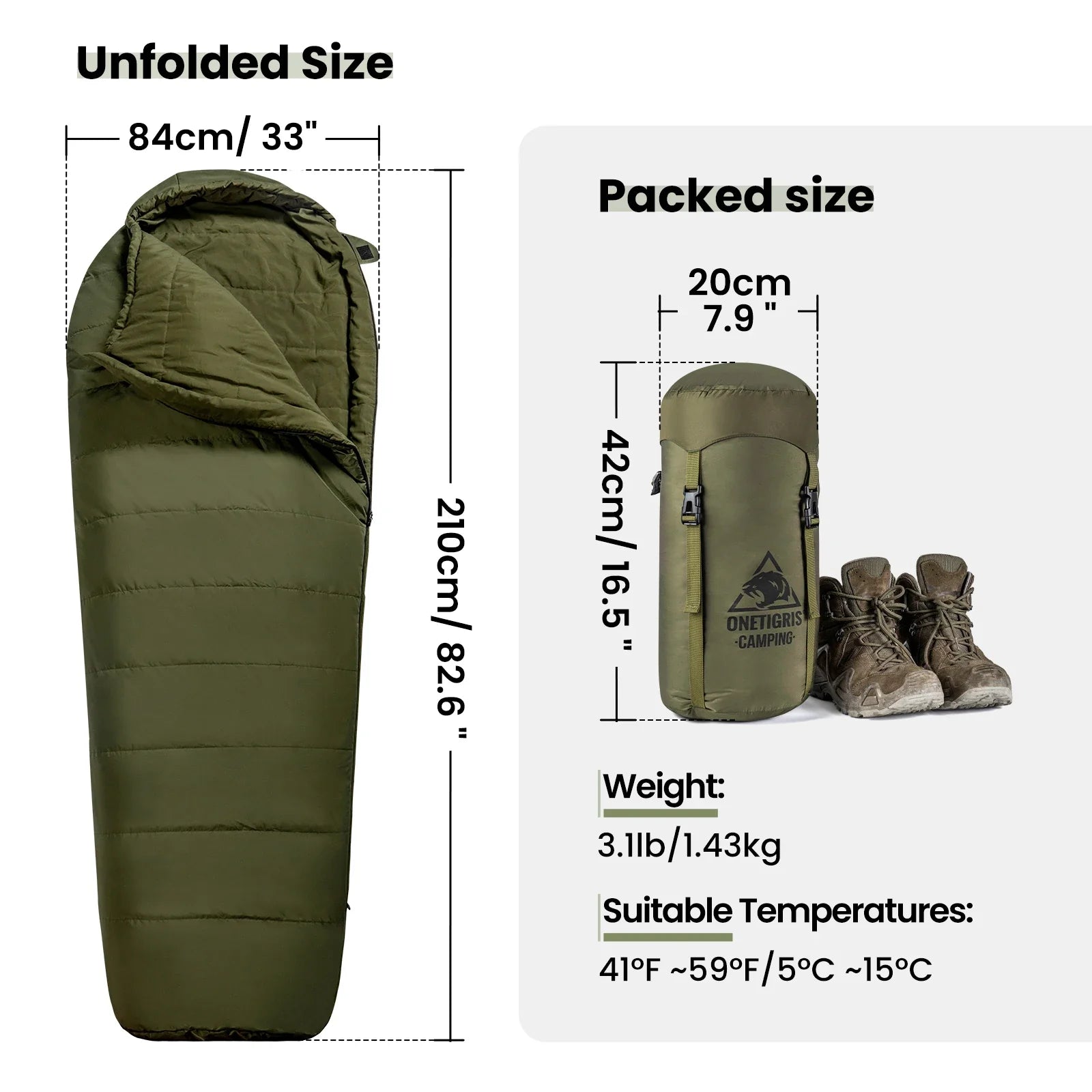 OneTigris Bushcrafter’s Sleeping Bags