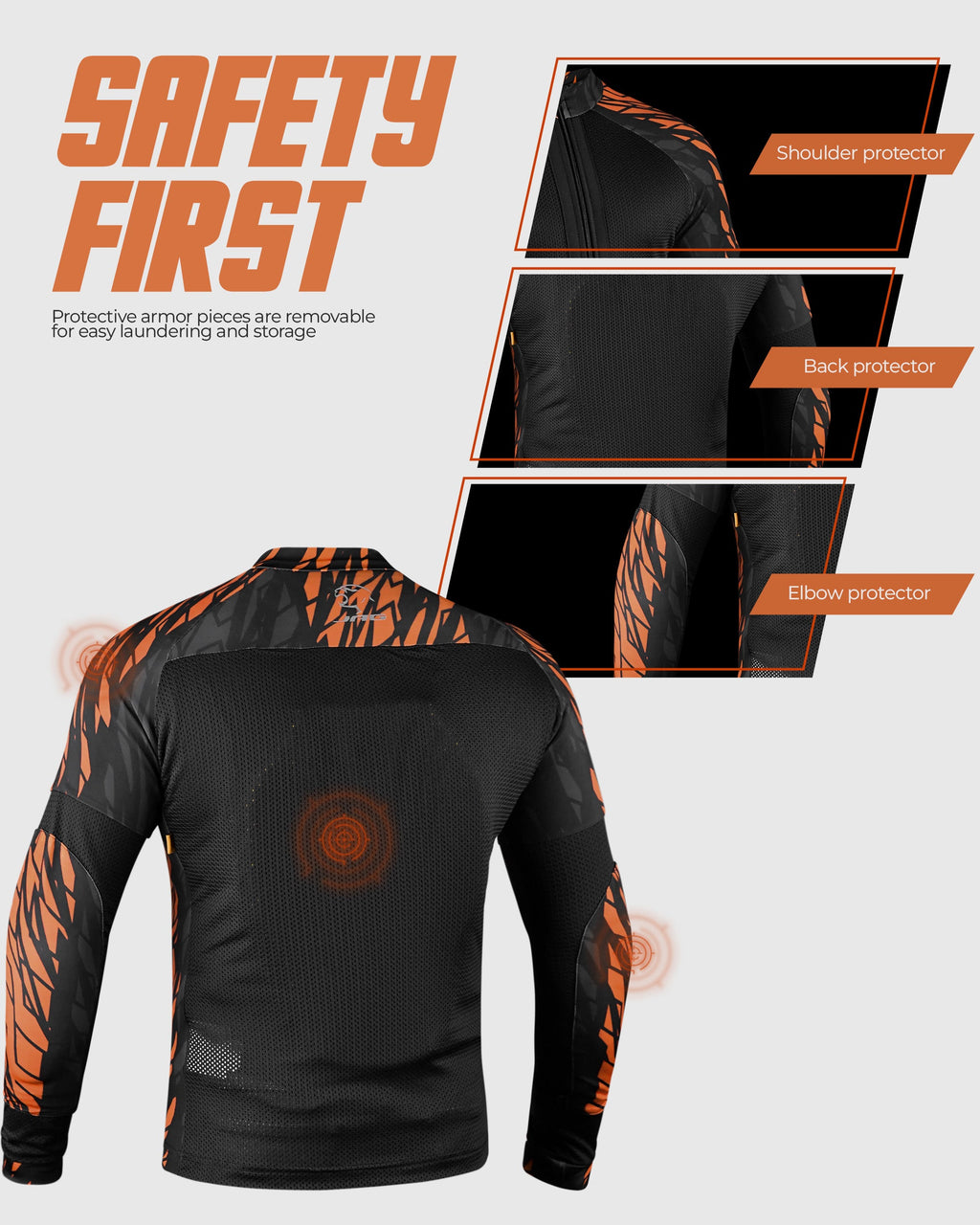 JAG Mesh Motorcycle Shirt | CE Certified Protection