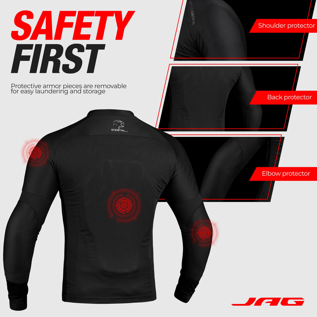 JAG Mesh Motorcycle Shirt | CE Certified Protection