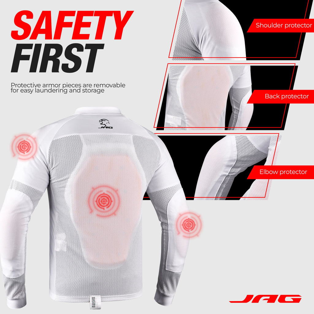 JAG Mesh Motorcycle Shirt | CE Certified Protection