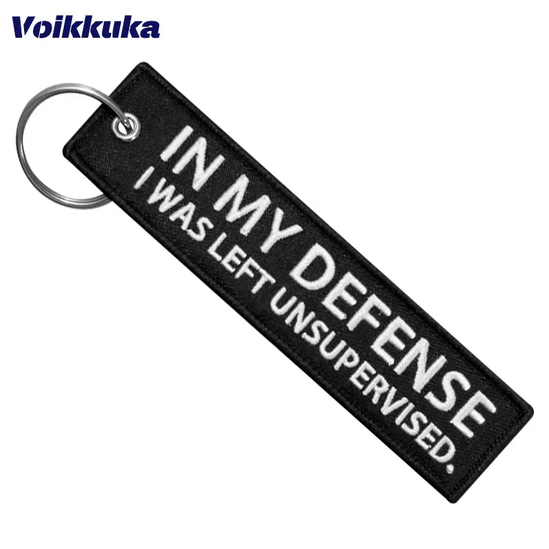 Left Unsupervised - Motorcycle Keychain