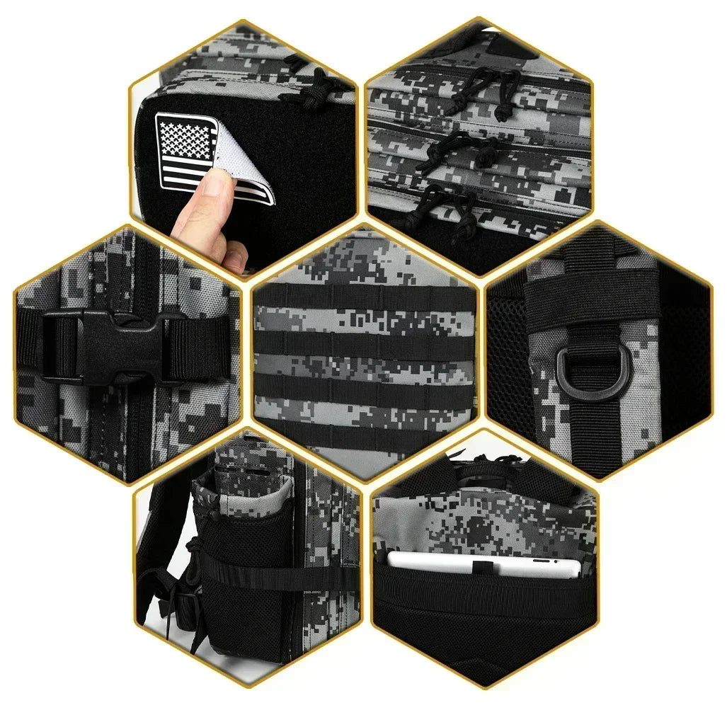 45L Tactical Backpack for Men and Women