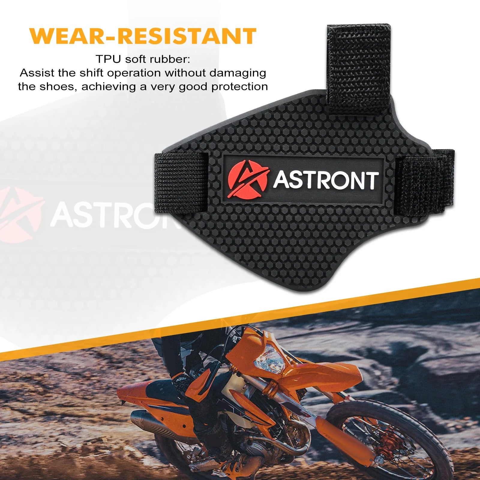 Motorcycle Shift Pad Adjustable Durable Shifter Cover Boot Shoe Protector