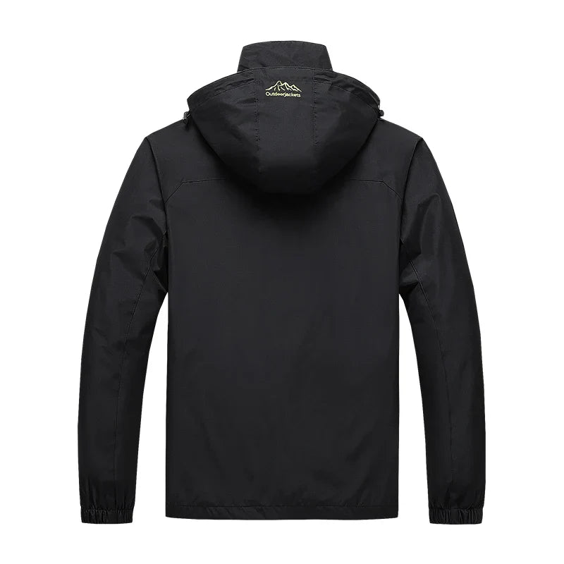 AquaShield Men's Windproof Hiking Jacket