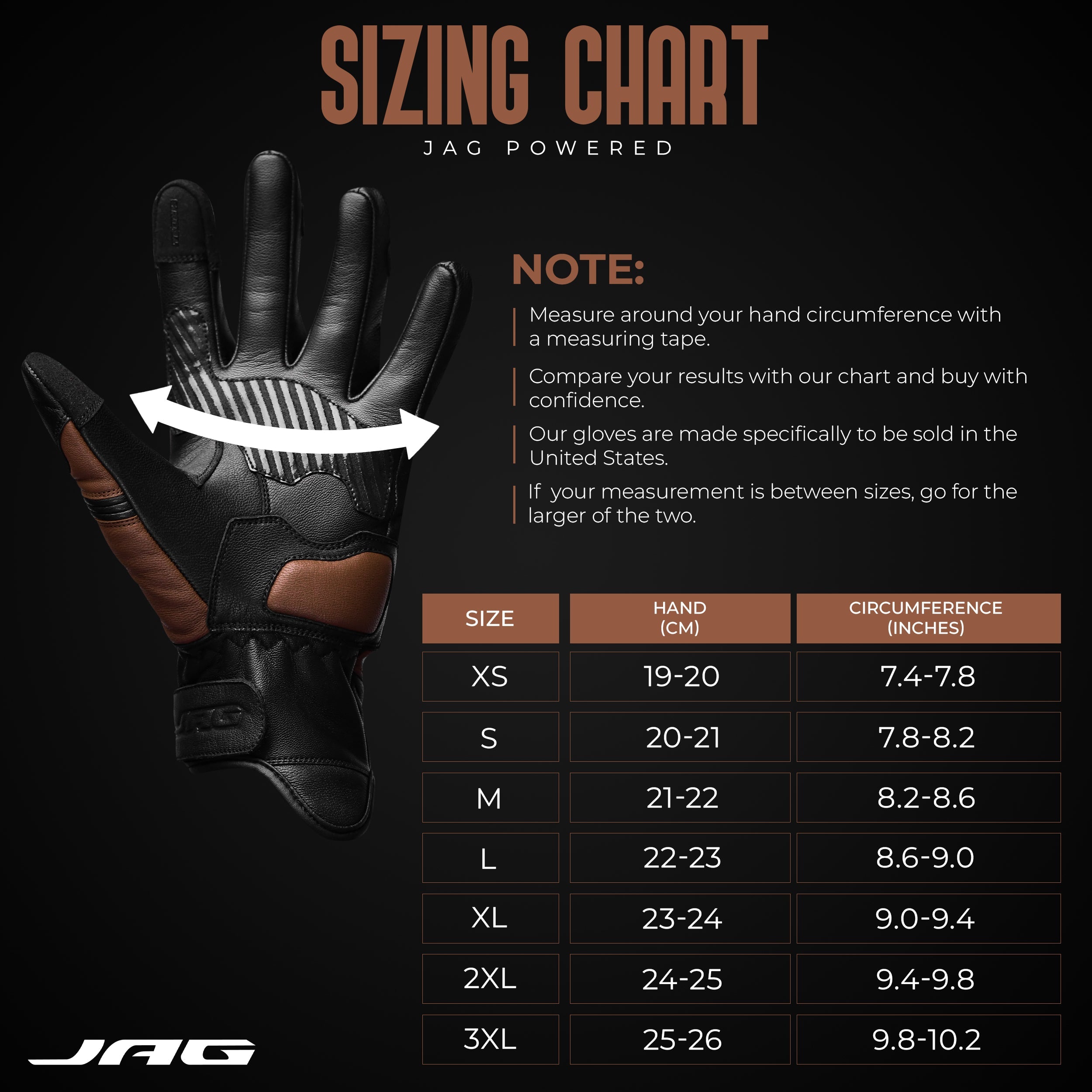 Helios Leather Motorcycle Gloves with Knuckle Protection