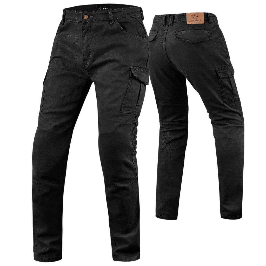 JAG Motorcycle Cargo Pants – Slim Fit Armored Cargo Jeans with CE Approved Armors