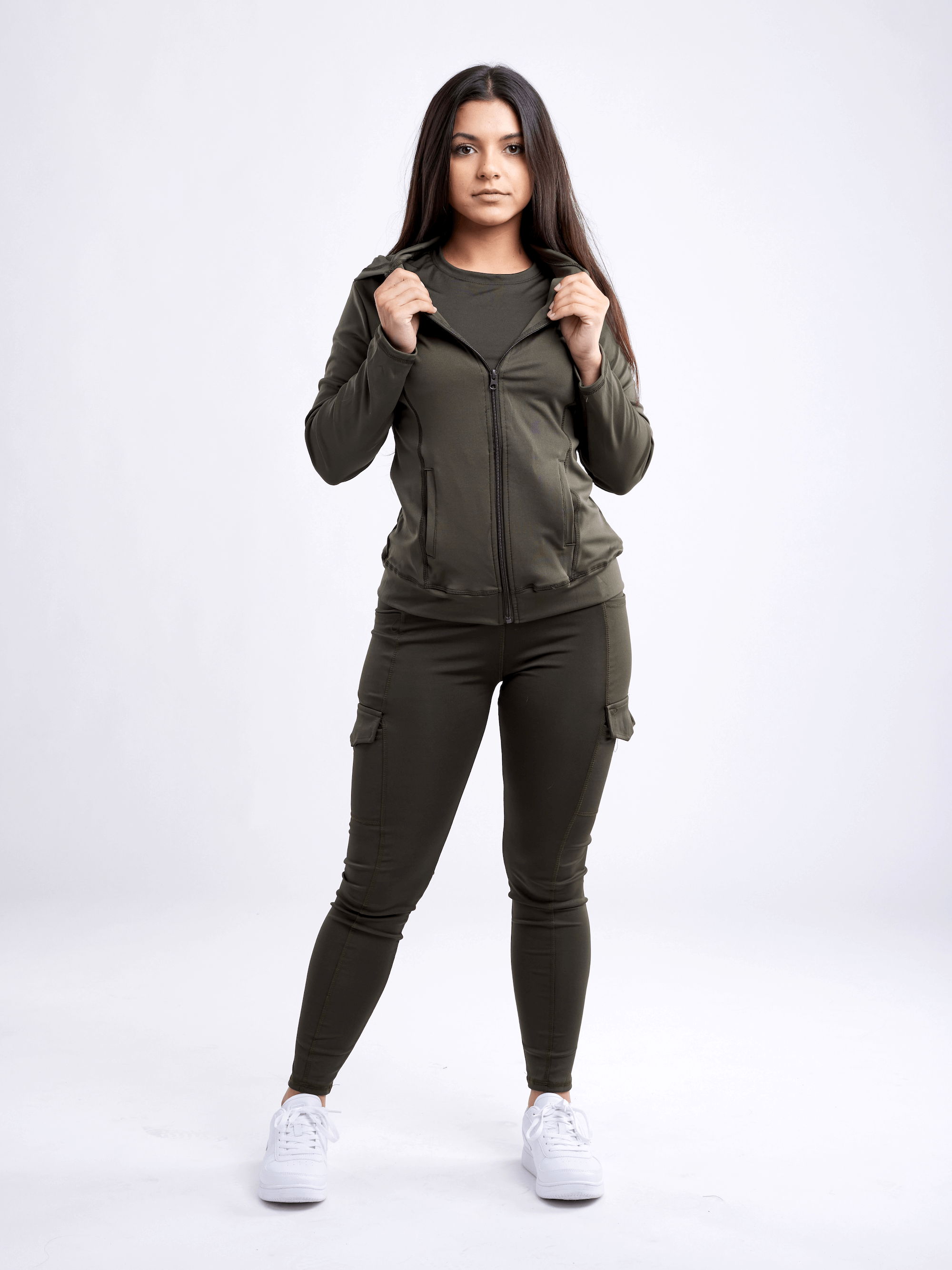 JupiterGear High-Waisted Leggings with Side Cargo Pockets