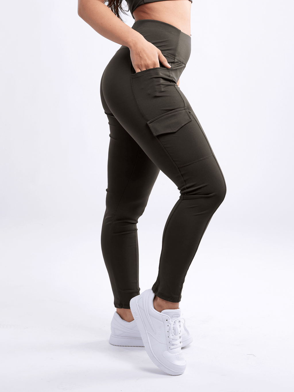 JupiterGear High-Waisted Leggings with Side Cargo Pockets