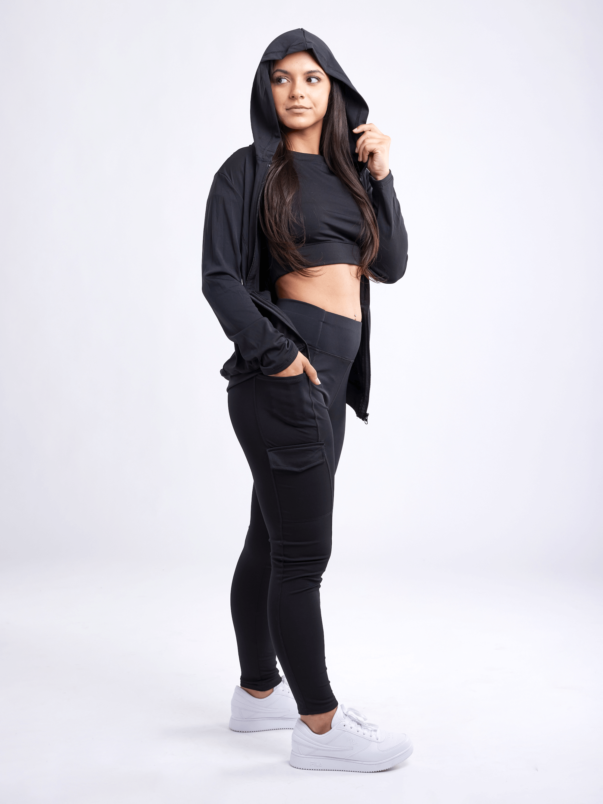 JupiterGear High-Waisted Leggings with Side Cargo Pockets