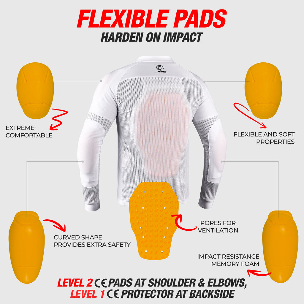 JAG Mesh Motorcycle Shirt | CE Certified Protection