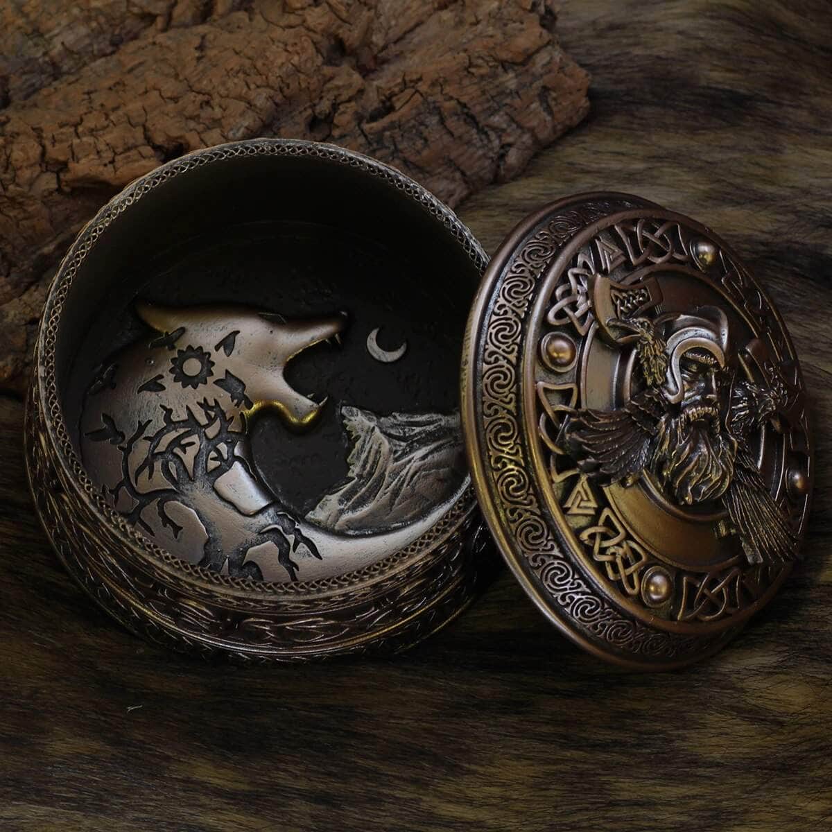 Viking Odin Jewelry Box