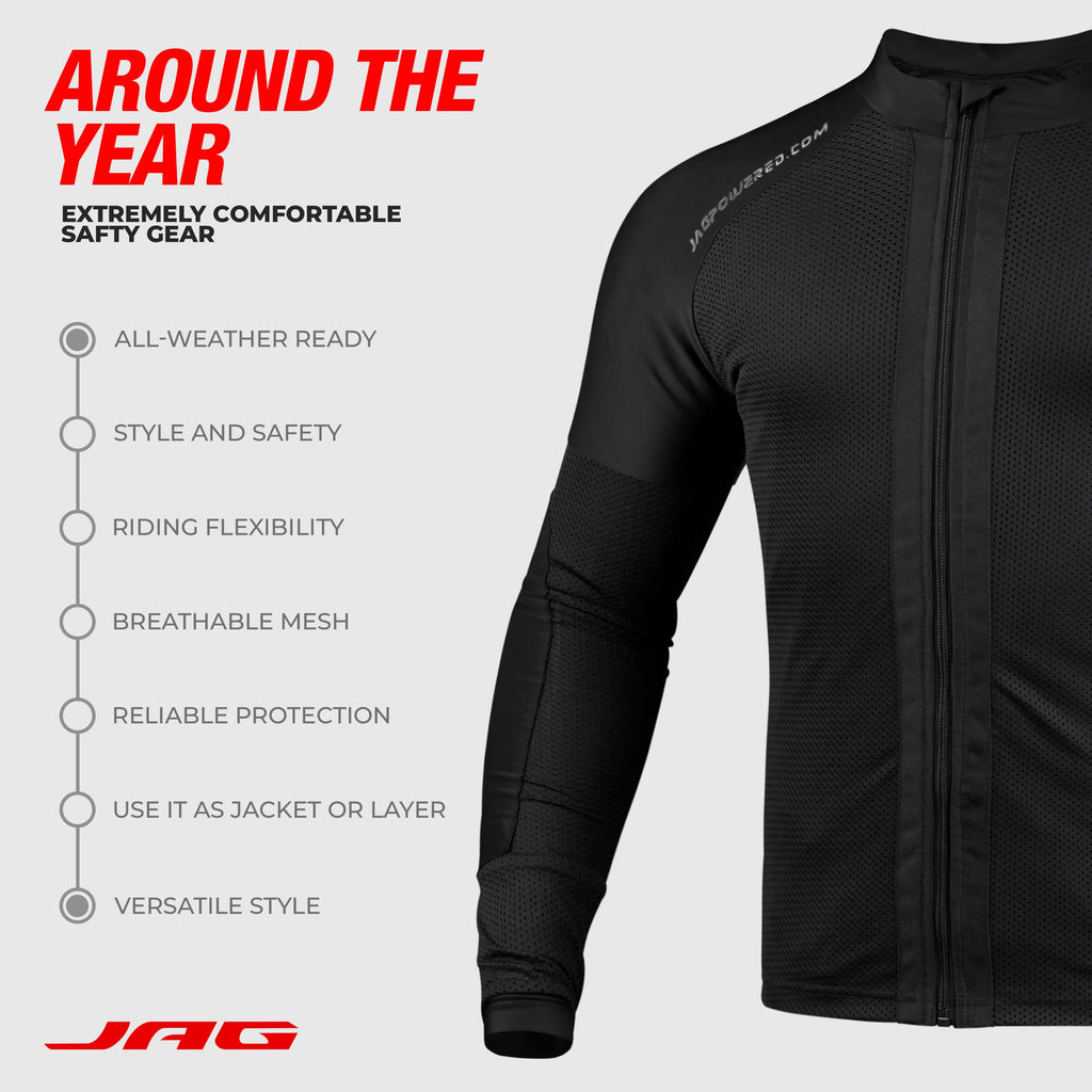 JAG Mesh Motorcycle Shirt | CE Certified Protection