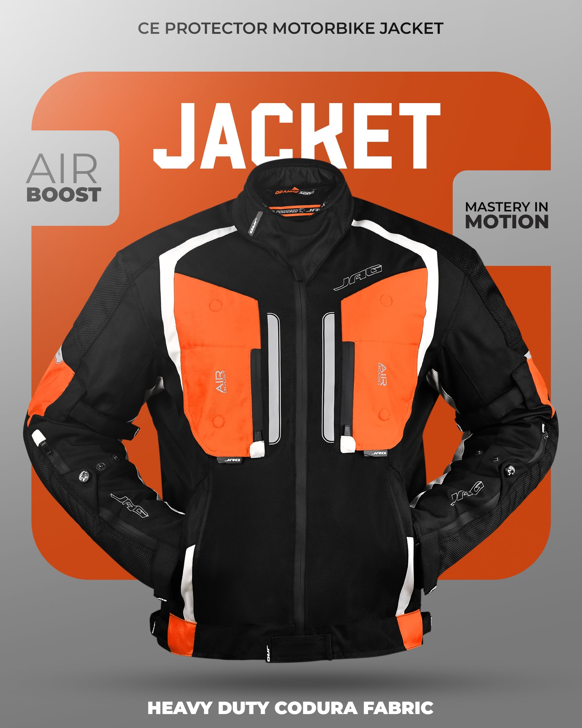Storm Motorcycle Protective Jacket | Black | All Seasons Jacket
