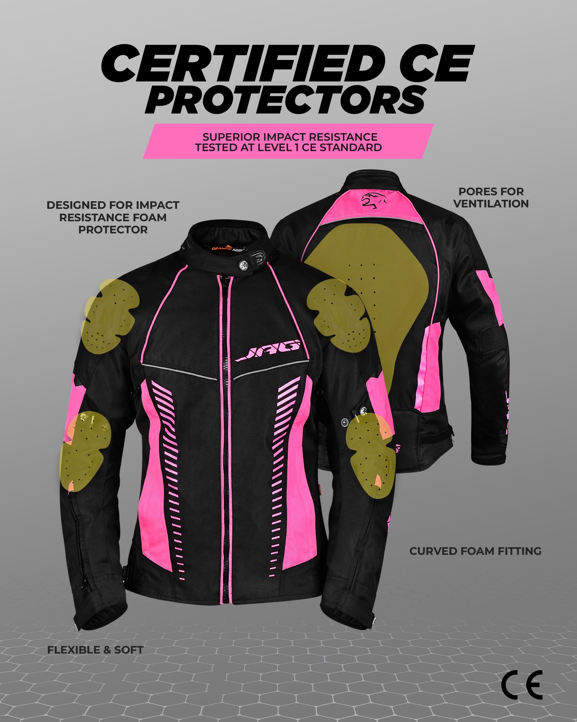 Diana Women's Motorcycle Jacket (Pink)