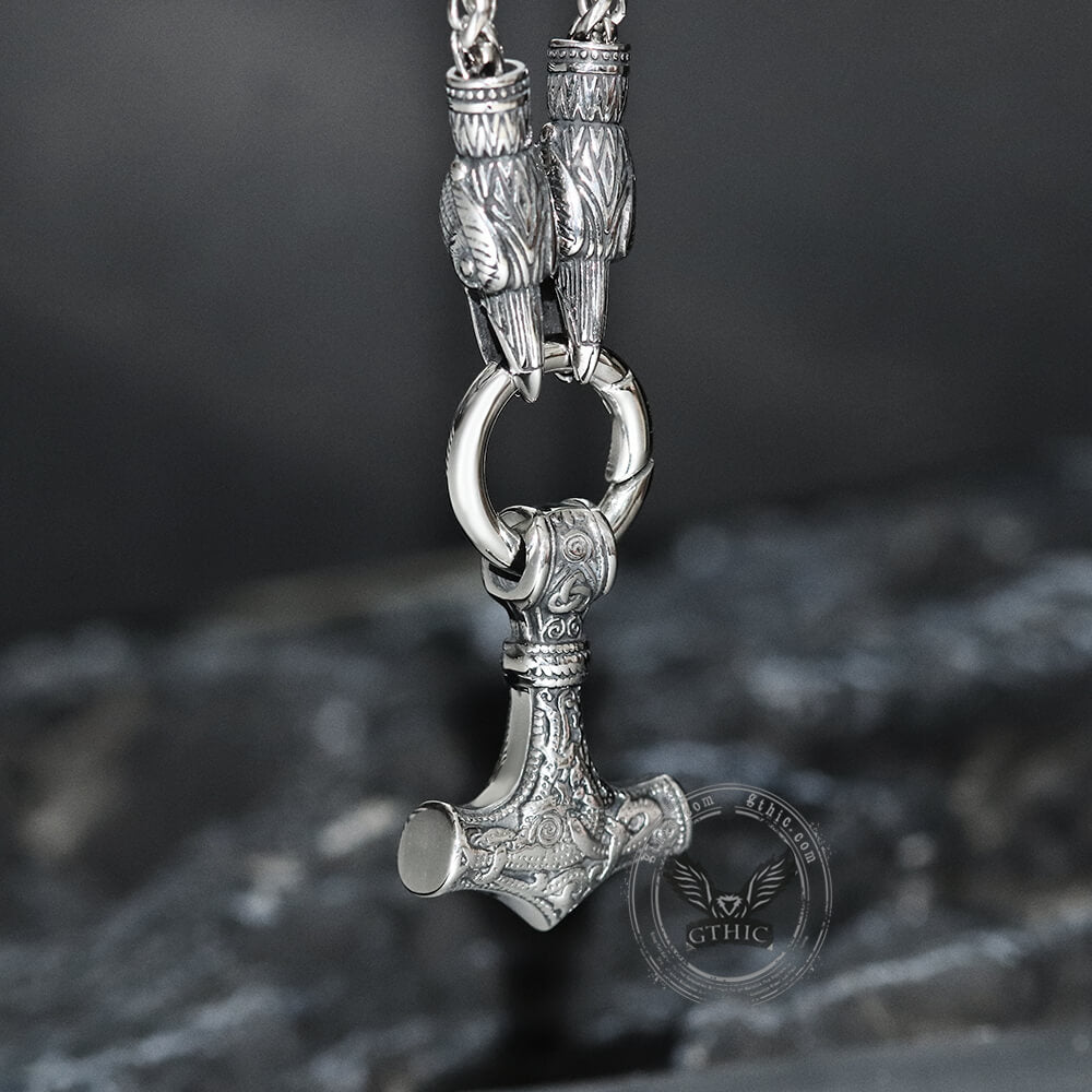 Raven & Hammer Stainless Steel Necklace