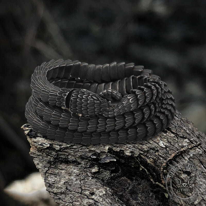 Snake Scale Stainless Steel Necklace