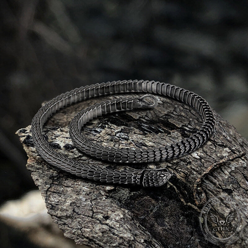 Snake Scale Stainless Steel Necklace